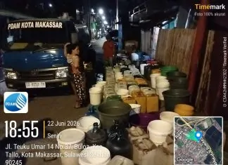 krisis air bersih Makassar