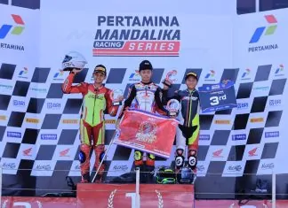 Azel Menang, Nabil Dua Kali Podium di Junior Sport 250cc Mandalika