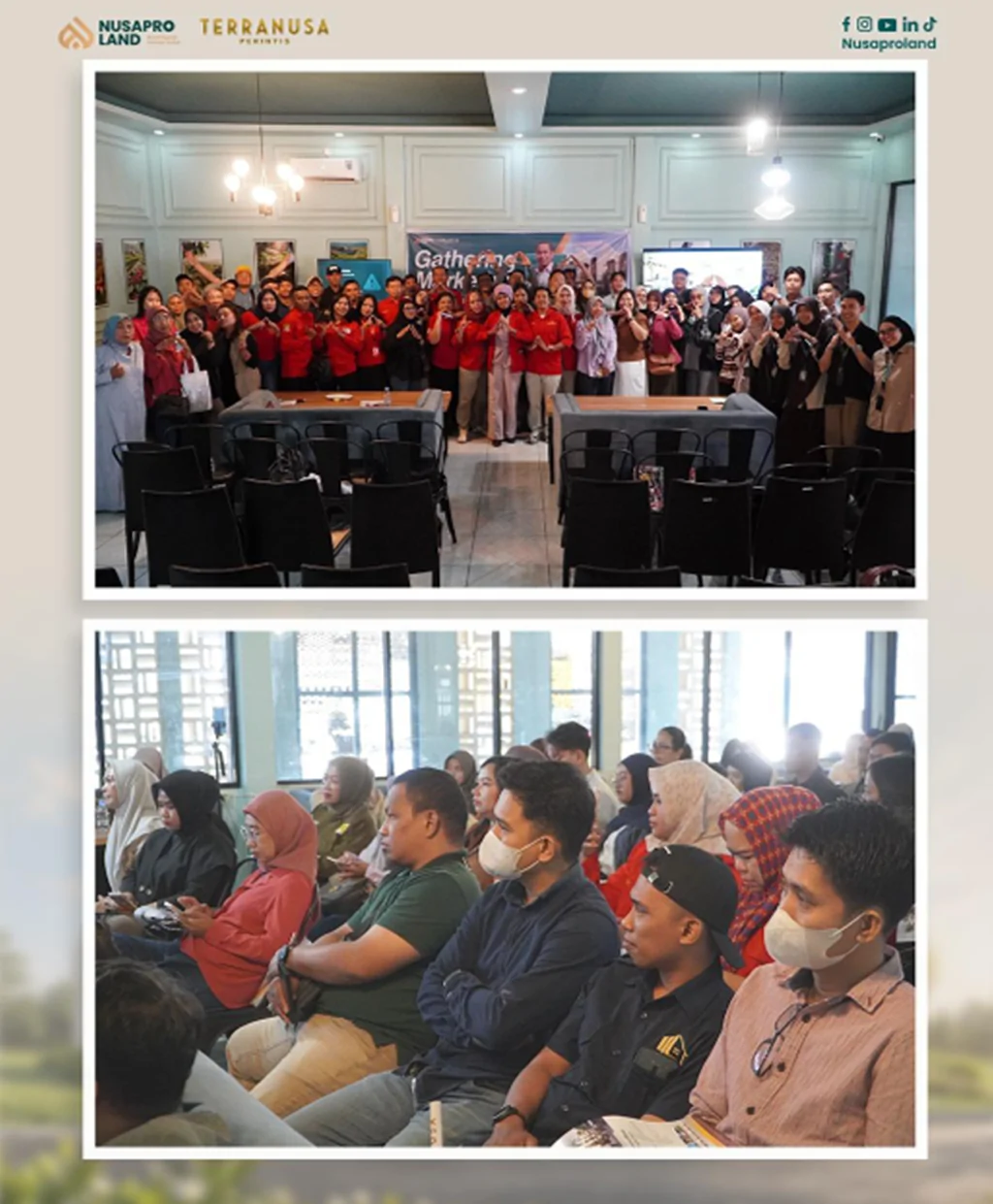 Nusapro Land Gelar Marketing Gathering Terra Nusa Perintis, Tegaskan Komitmen Regulasi dan Hadirkan Solusi Hunian dengan Pembiayaan Syariah